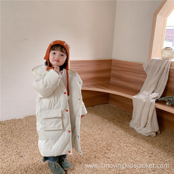 Children's Padded Jacket Lengthened